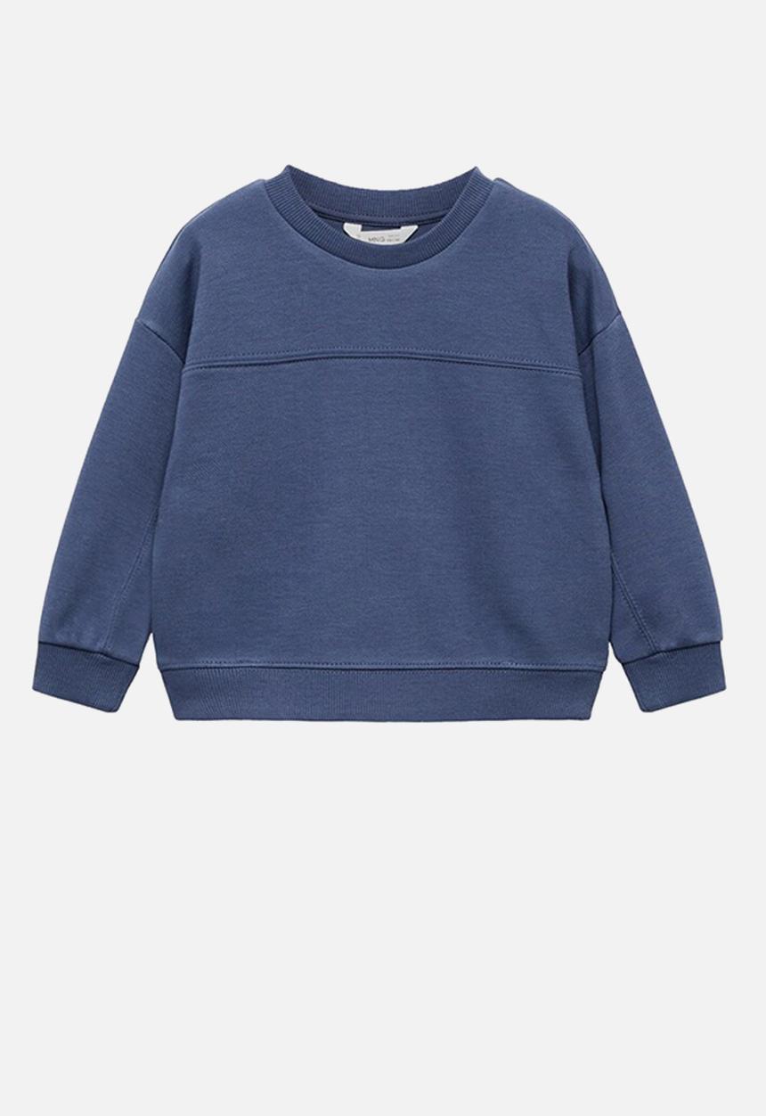 MANGO - Sweatshirt pique - dark blue