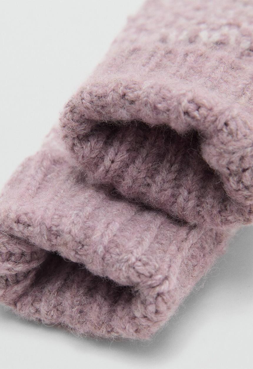 MANGO - Gloves OSLOPG - Light/Pastel Pink