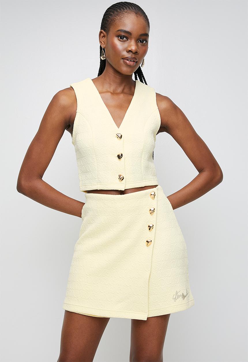 Steve Madden - Ladies anita skort - pale lemon
