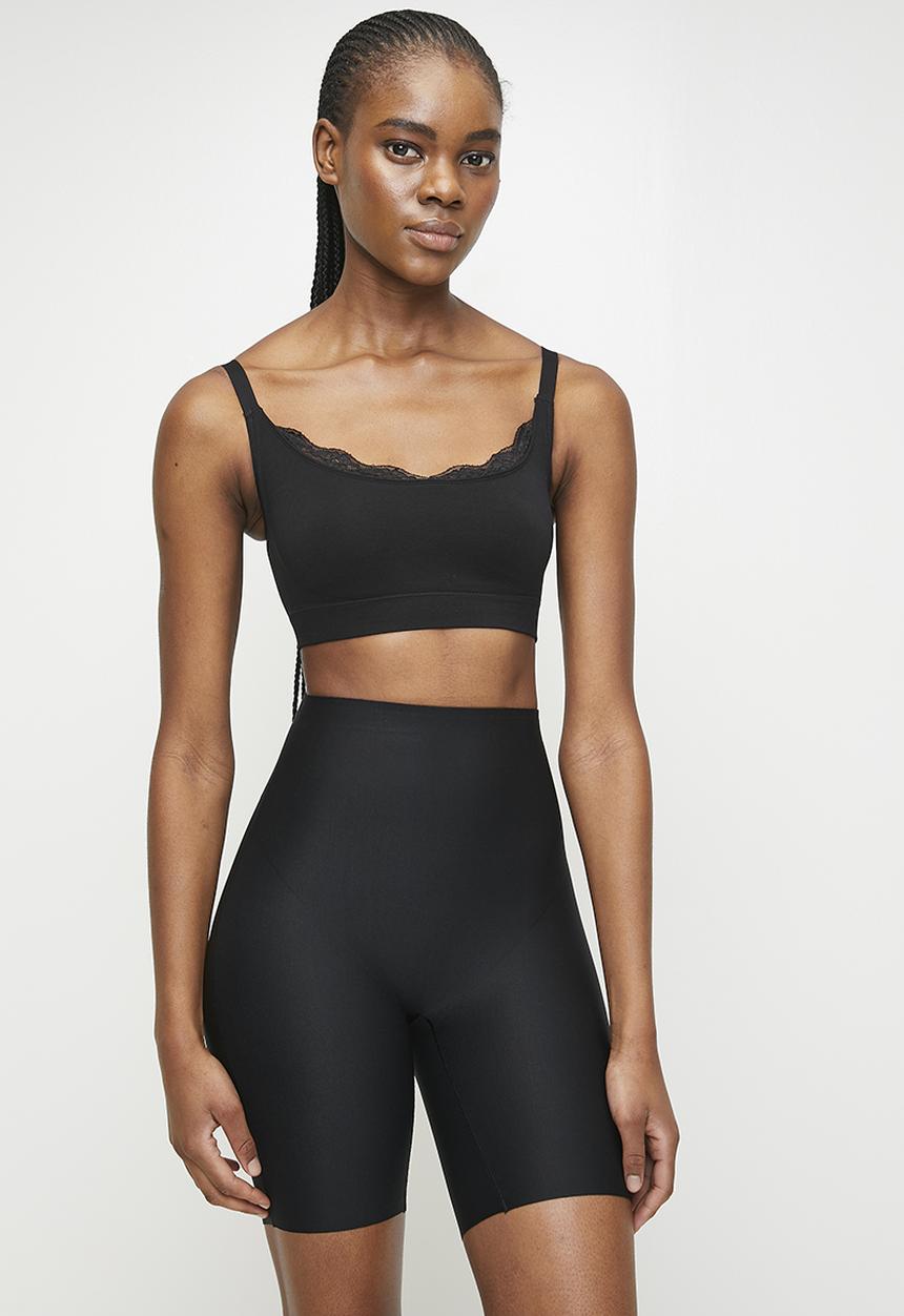 Easy Curves Shapewear - Compression high waist shorts - black
