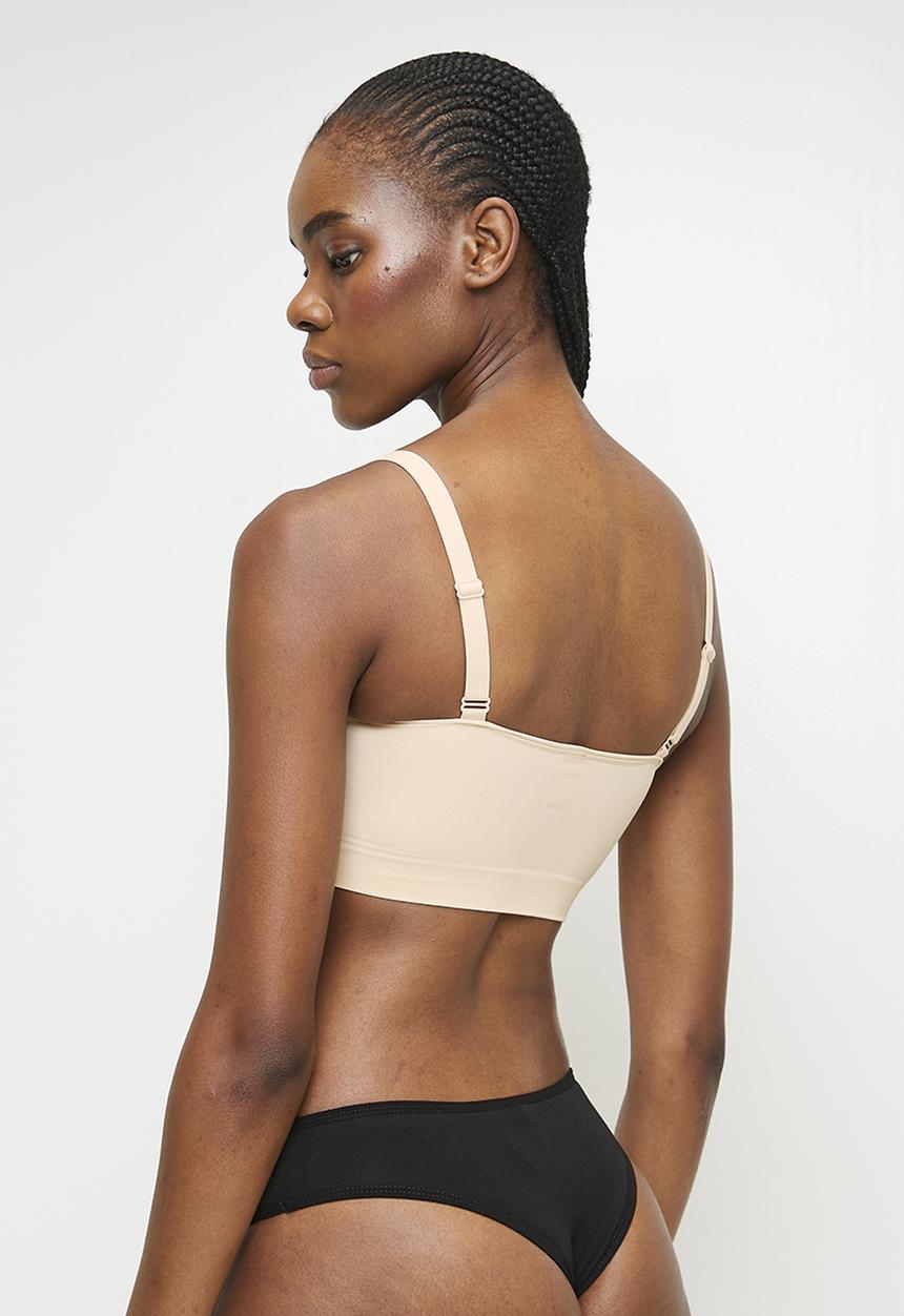 Easy Curves Shapewear - Bralette with lace - Ecru beige