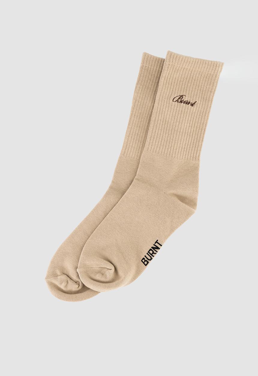 Burnt  - Studio Sock - Cashew