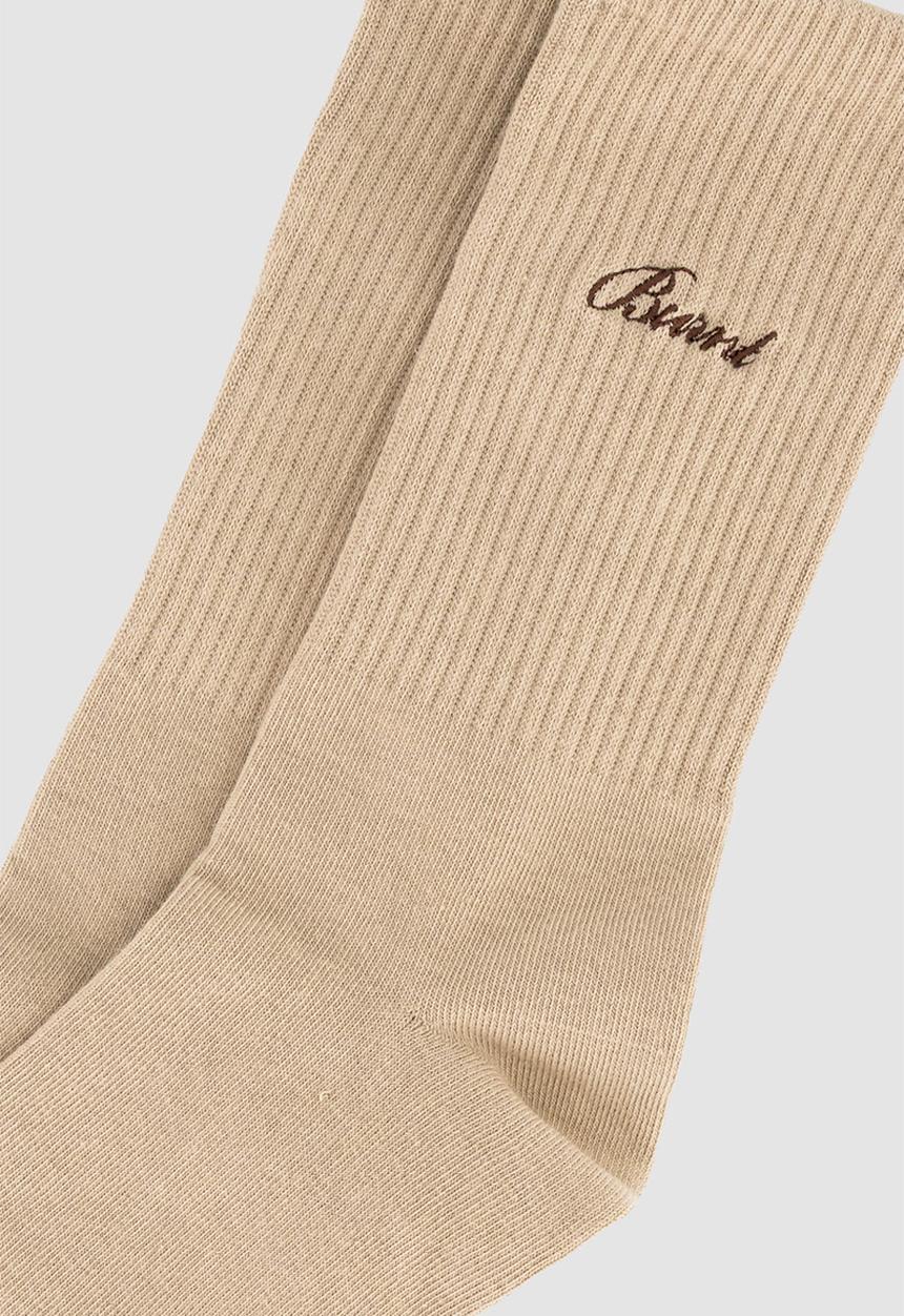 Burnt  - Studio Sock - Cashew