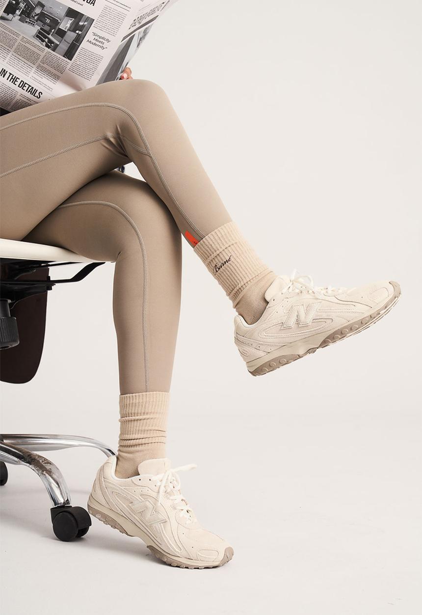 Burnt  - Studio Sock - Cashew
