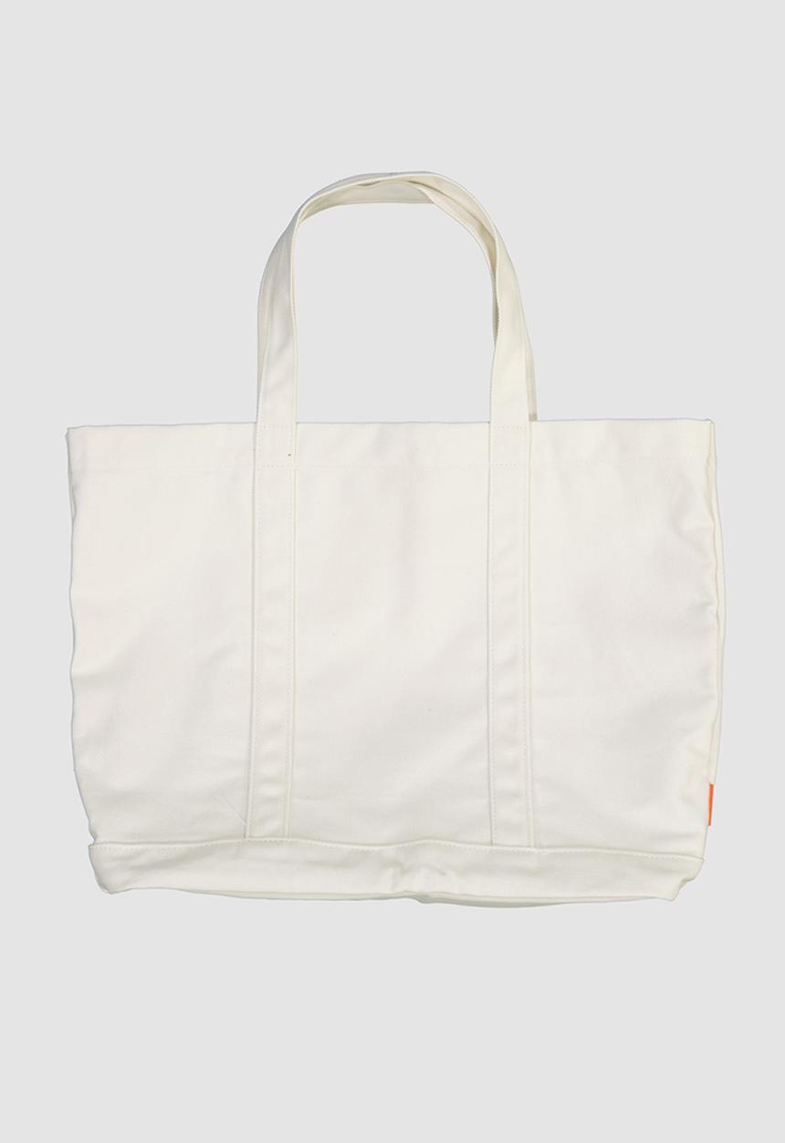 Burnt  - Essential Tote Bag - Cream