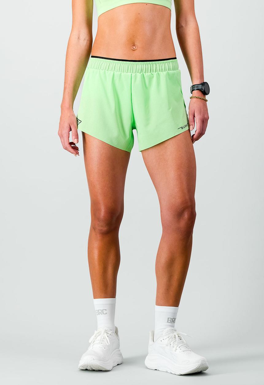 Burnt  - Sprintracer Women's Run Short - Mint