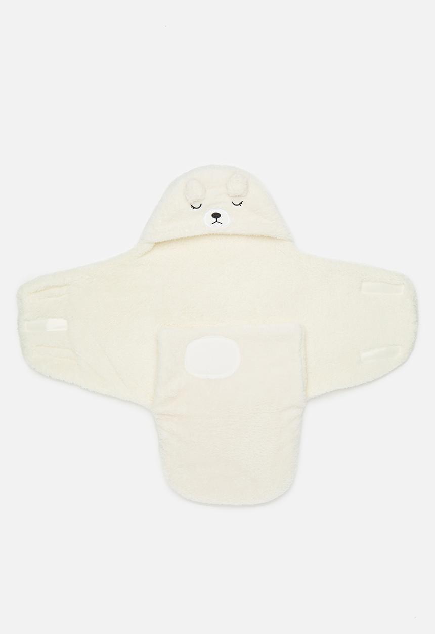 Pop Candy -  Soft swaddle blanket - off white