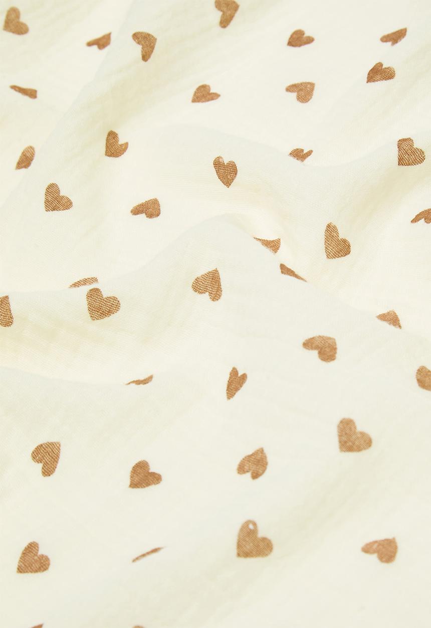 Pop Candy - Baby blanket - cream/hearts