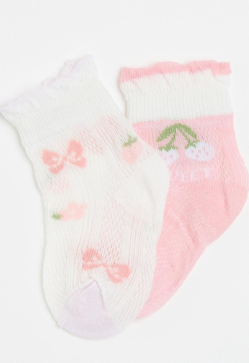 Pop Candy - 4 pack ankle socks - pink/multi
