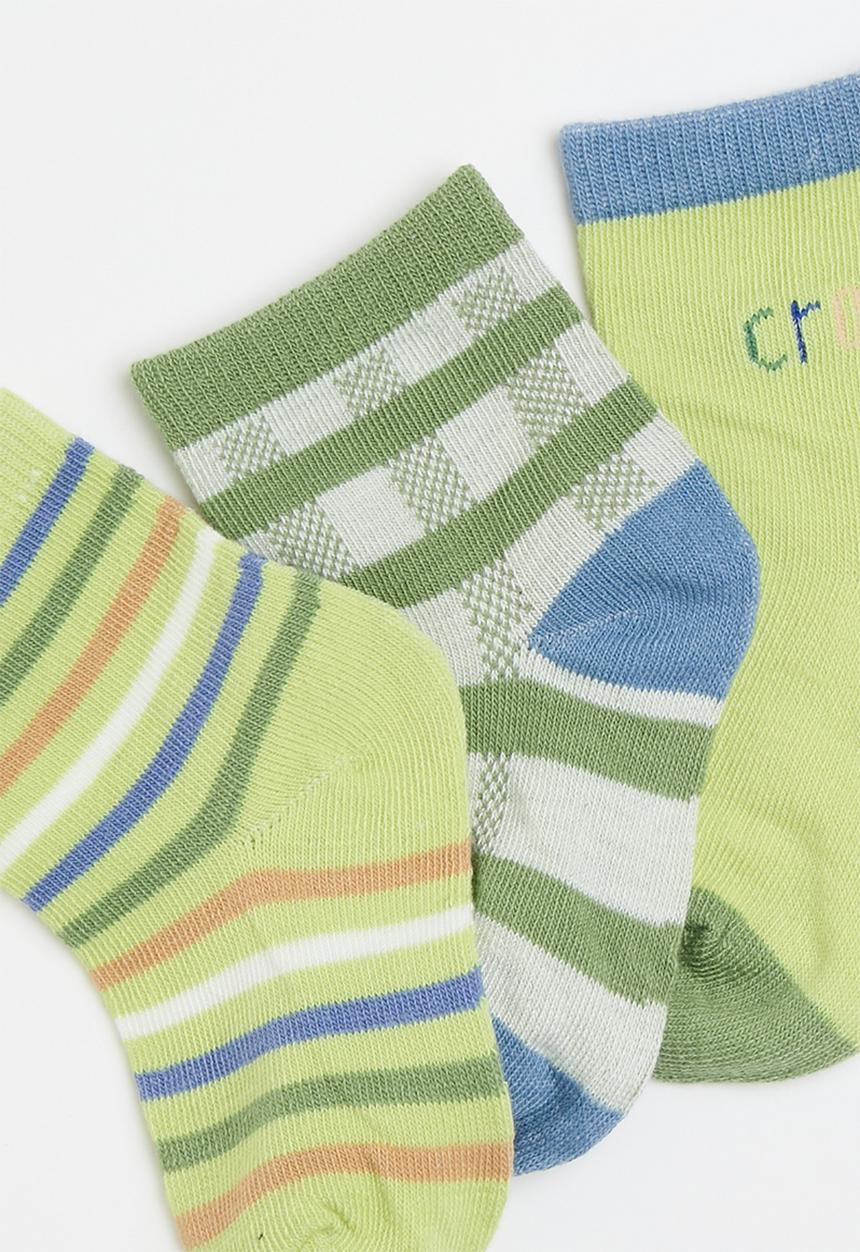 Pop Candy - Cotton tube socks - green/croc