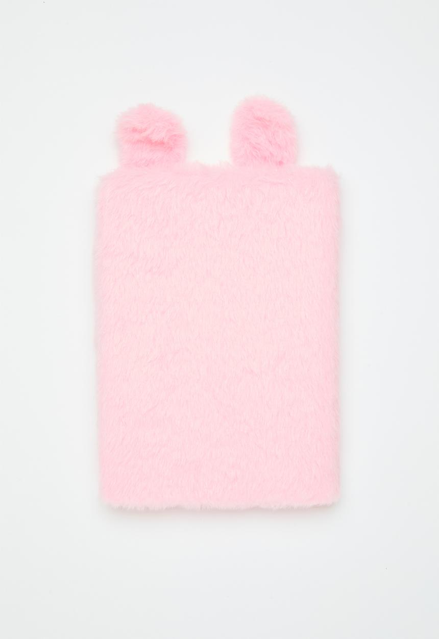 Pop Candy - Plush bunny notebook - pink