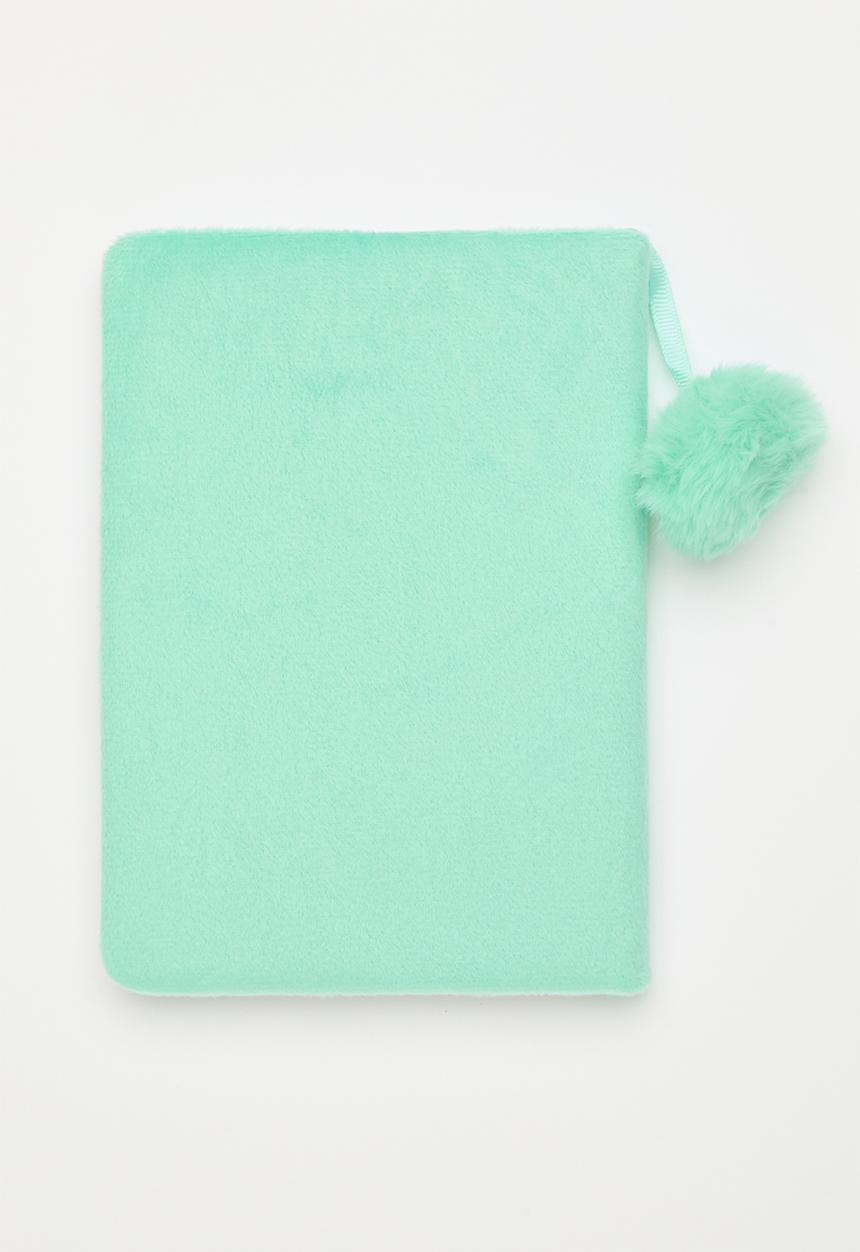 Pop Candy - Applique pony notebook - white/blue/sequins