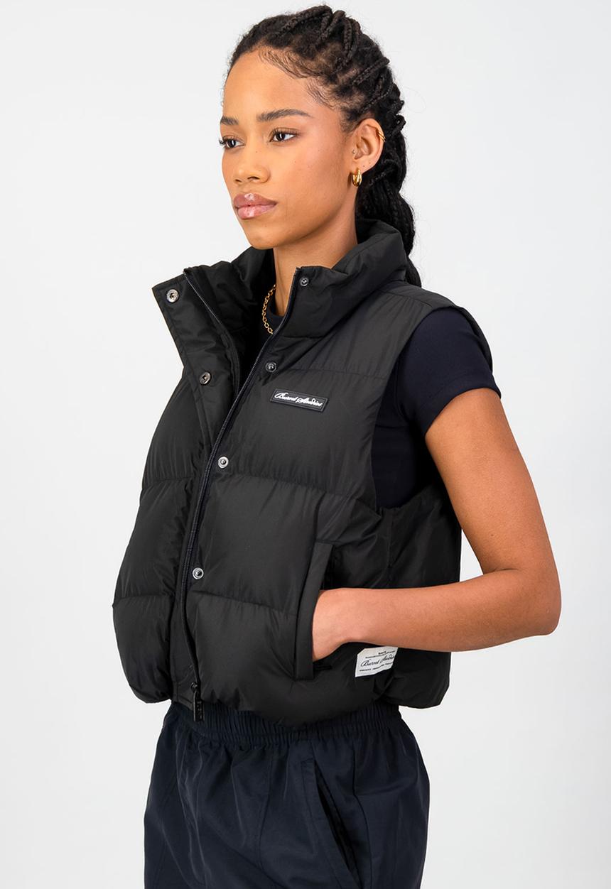 Burnt  - Montana Thermolite Puffer Gilet - Black
