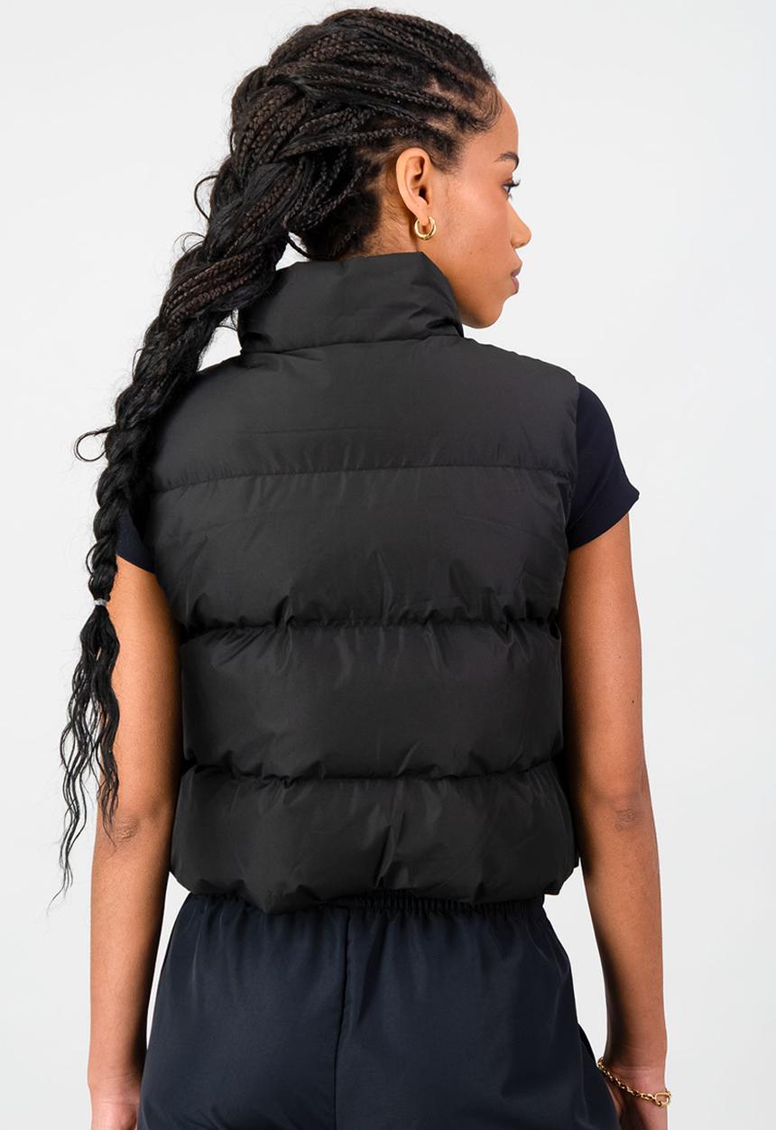 Burnt  - Montana Thermolite Puffer Gilet - Black