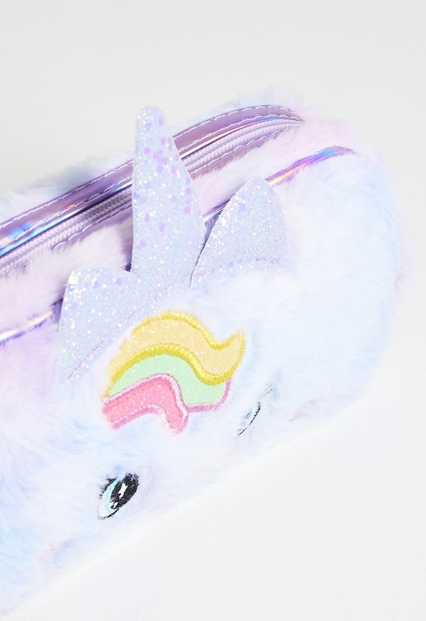 Pop Candy - Furry pencil bag - purple/unicorn