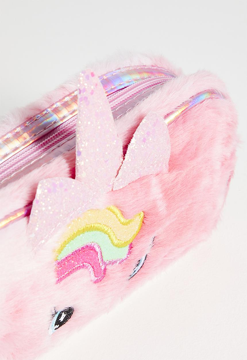 Pop Candy - Furry pencil bag - pink/unicorn