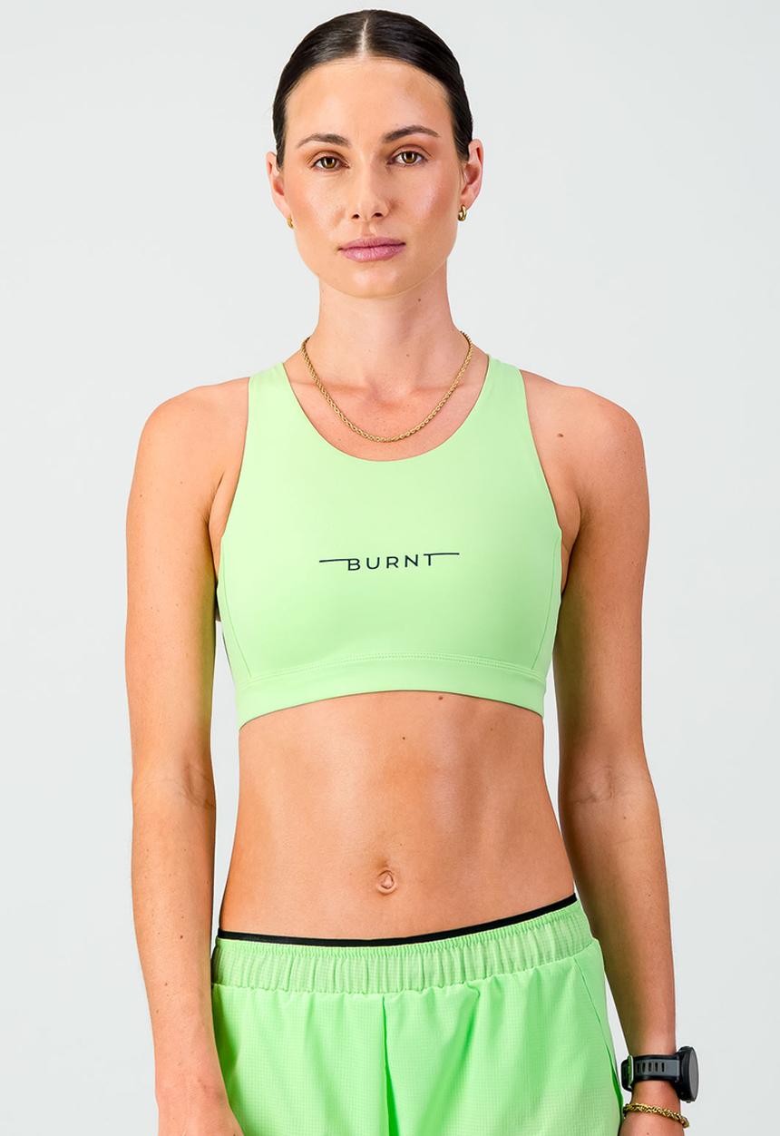 Burnt  - Pulse Sports Bra - Mint