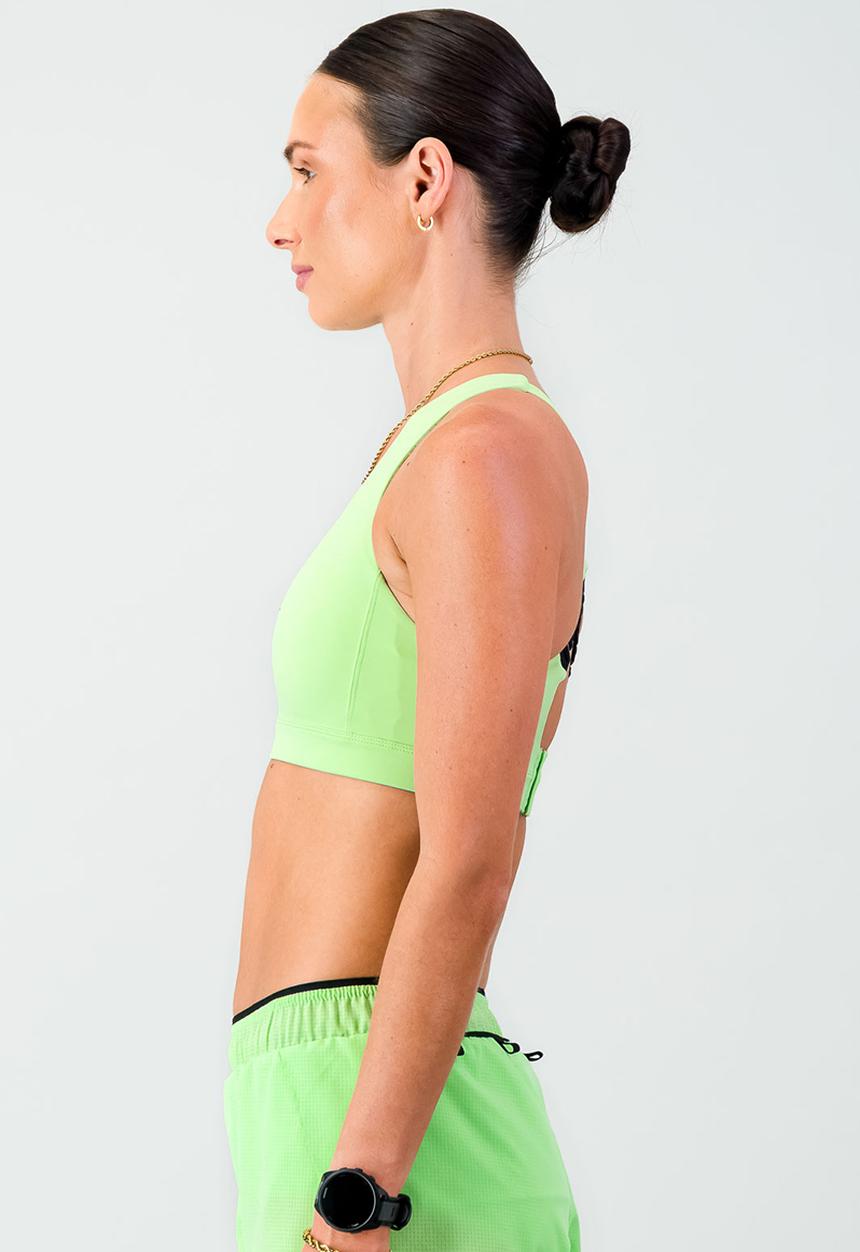 Burnt  - Pulse Sports Bra - Mint