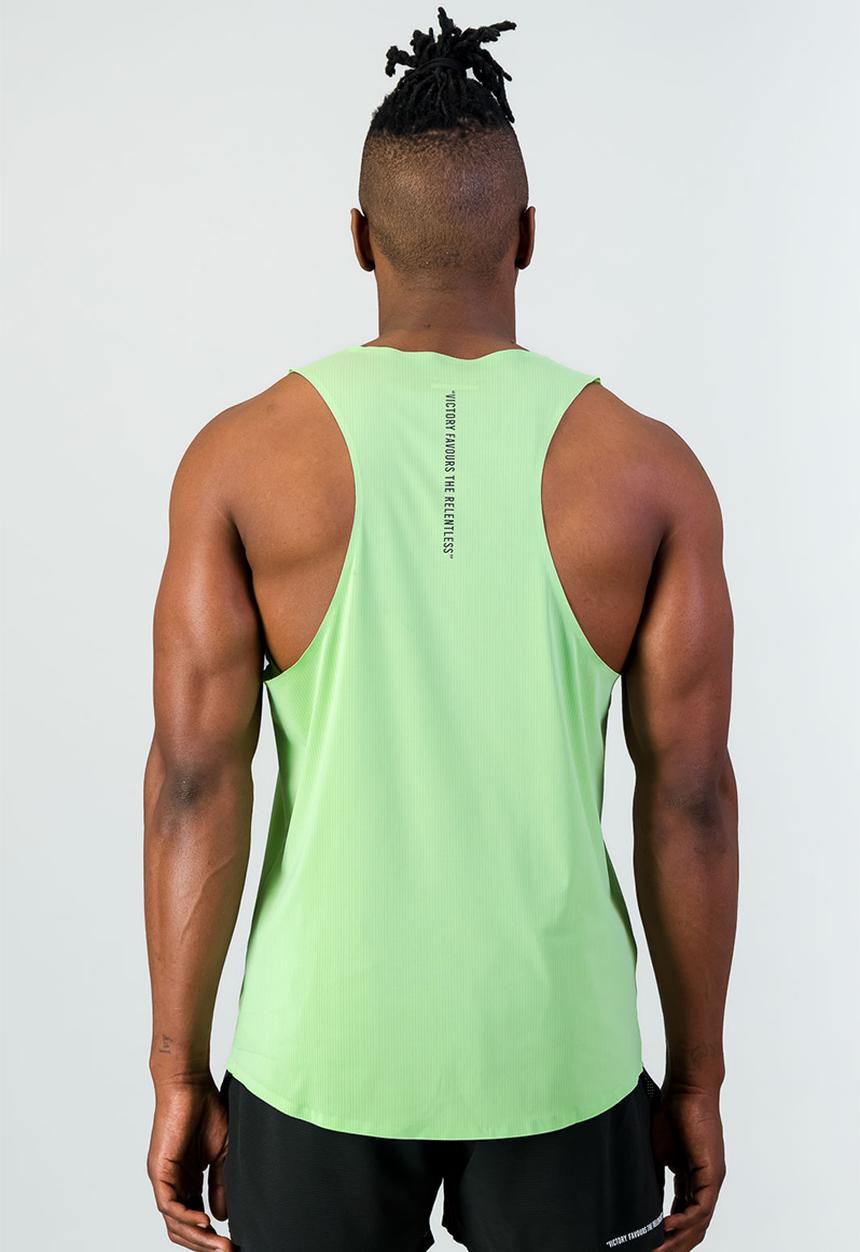 Burnt  - Men's Turboflow Pro Tank - Mint