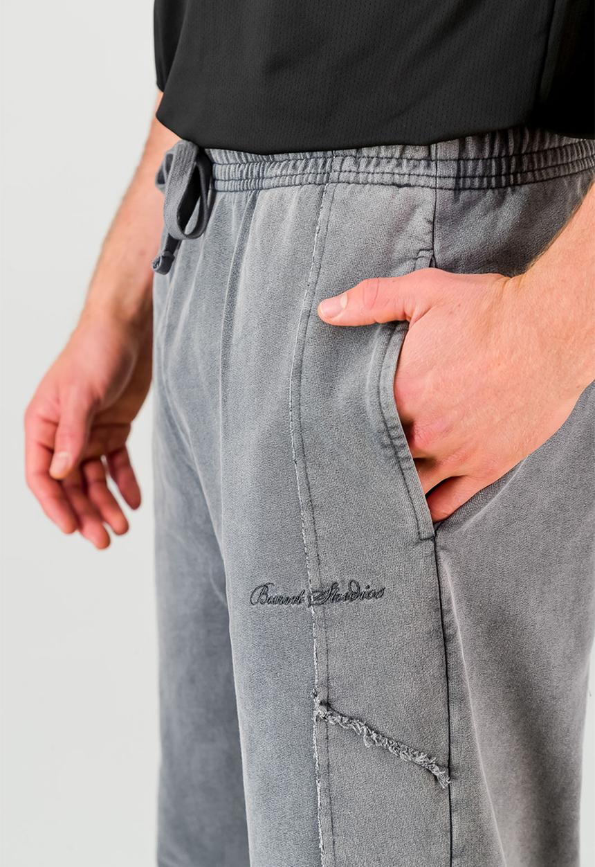 Burnt  - Ultra Heavy Jogger - Light Grey