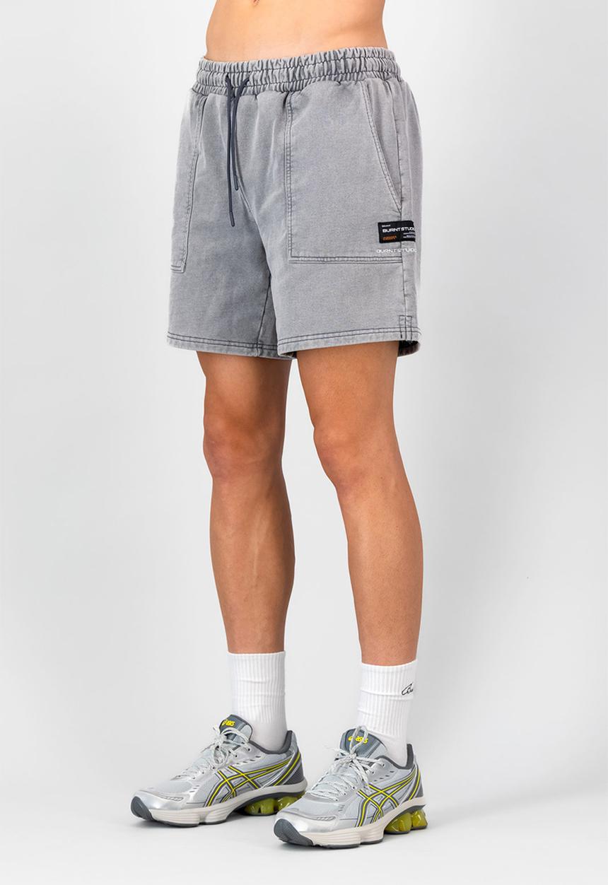 Burnt  - Ultra Heavy Short - Light Grey