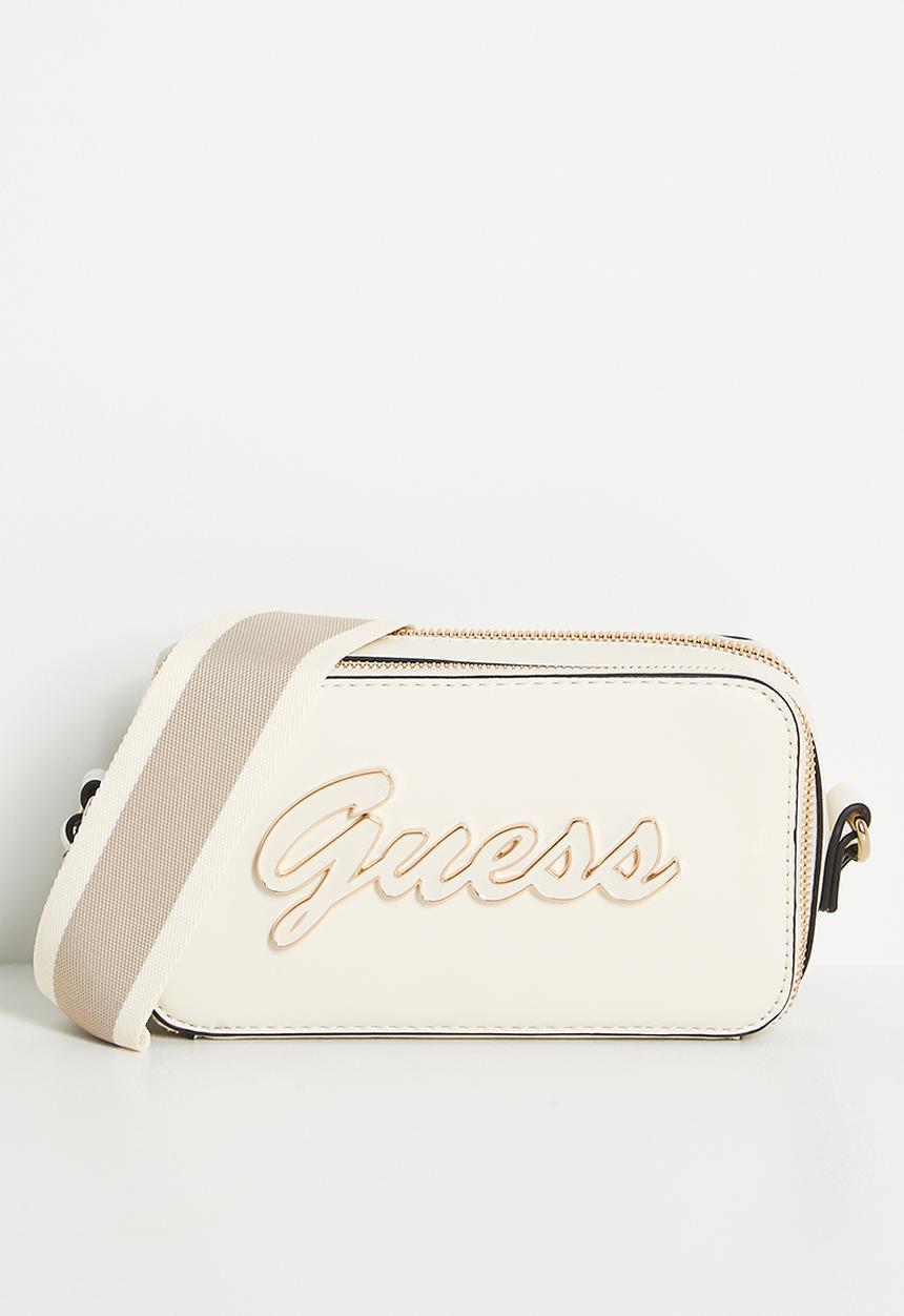 GUESS - Carrara mini  crossbody bag - cream