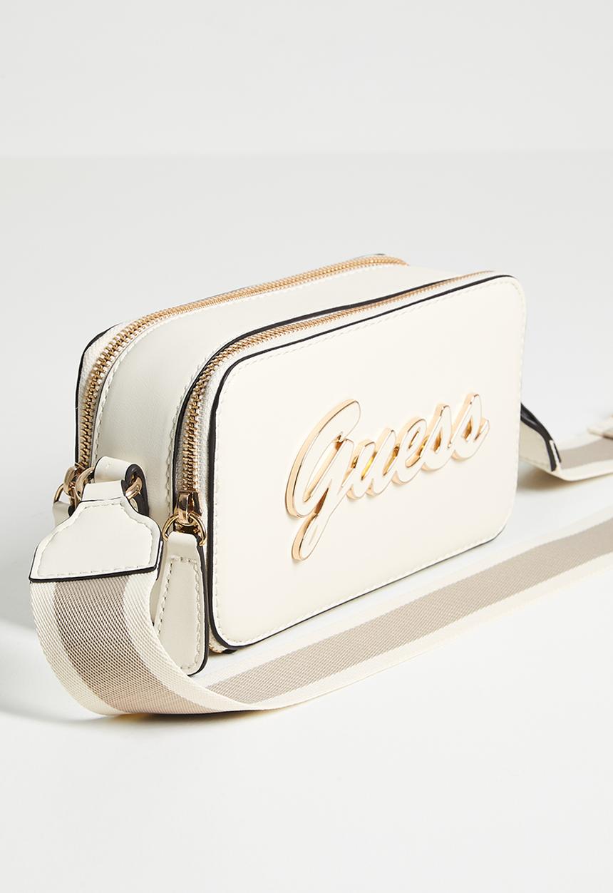 GUESS - Carrara mini  crossbody bag - cream