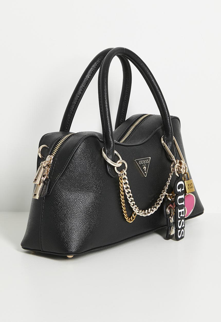 GUESS - Davina satchel bag - black