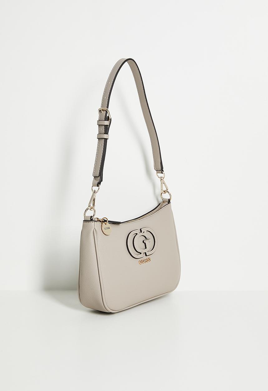 GUESS - Isola shoulder bag- light taupe