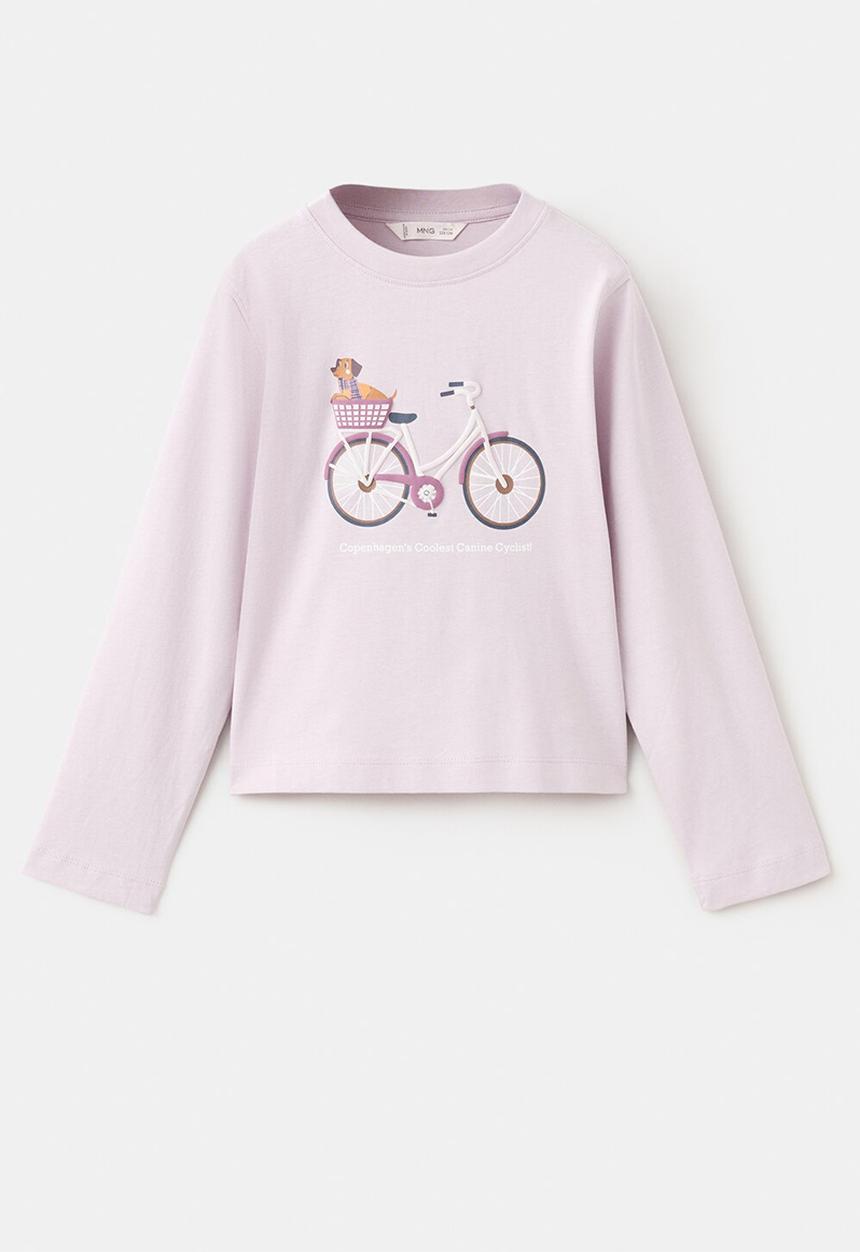 MANGO - CAMISETA BICI - Light Pink