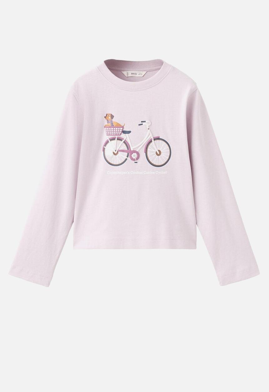 MANGO - CAMISETA BICI - Light Pink