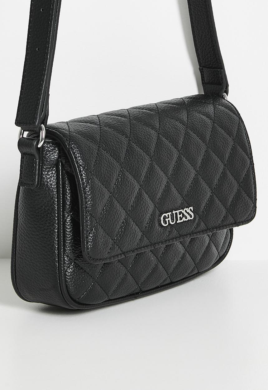 GUESS - Wester flap crossbody bag - black