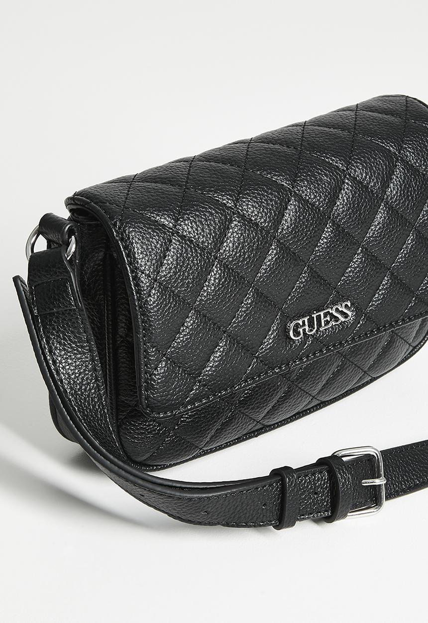 GUESS - Wester flap crossbody bag - black