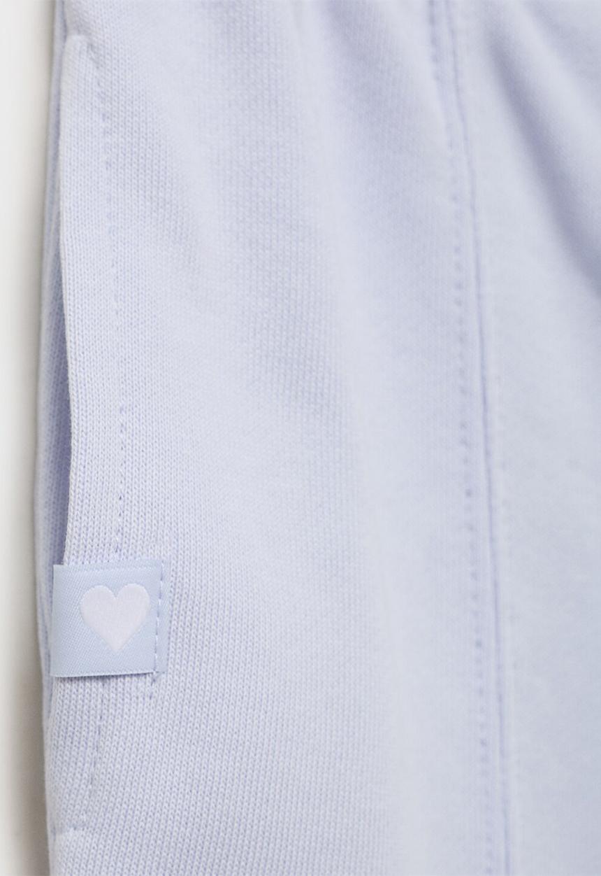 MANGO - Joggers seam - light/pastel blue