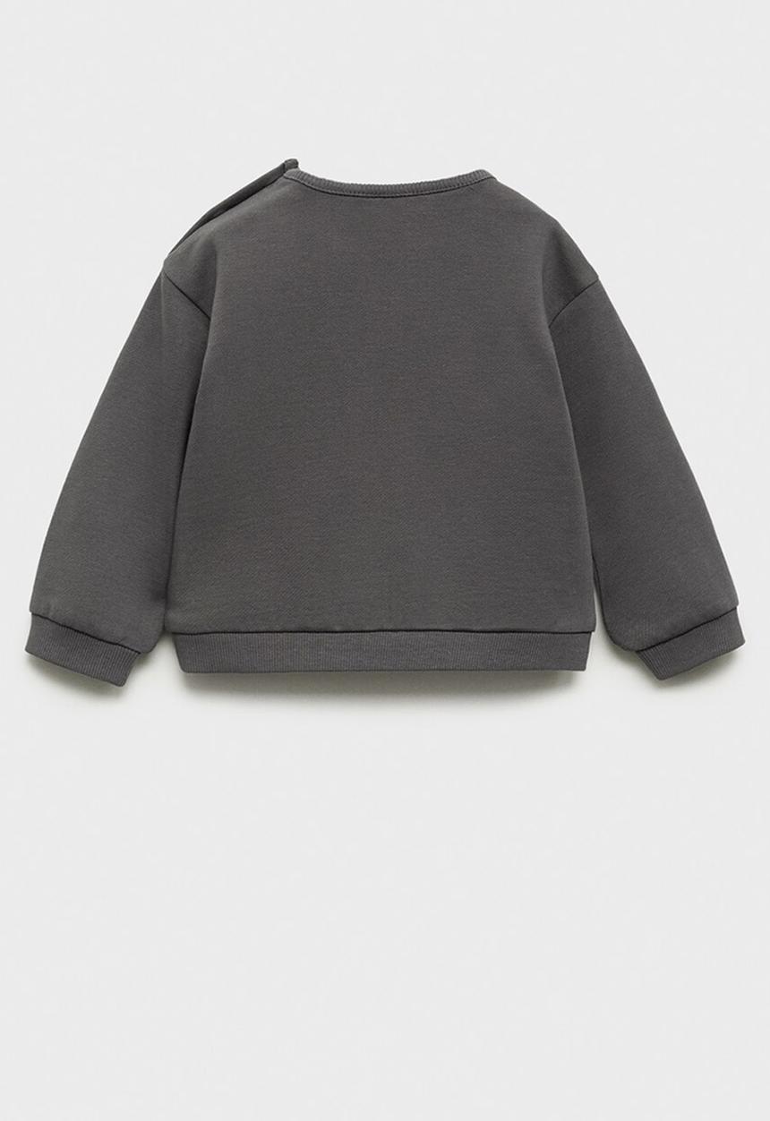 MANGO - Sweatshirt tiger - charcoal