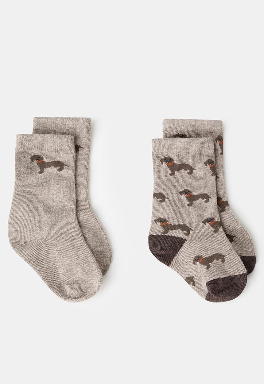 MANGO - Socks CYRILL - Medium Brown
