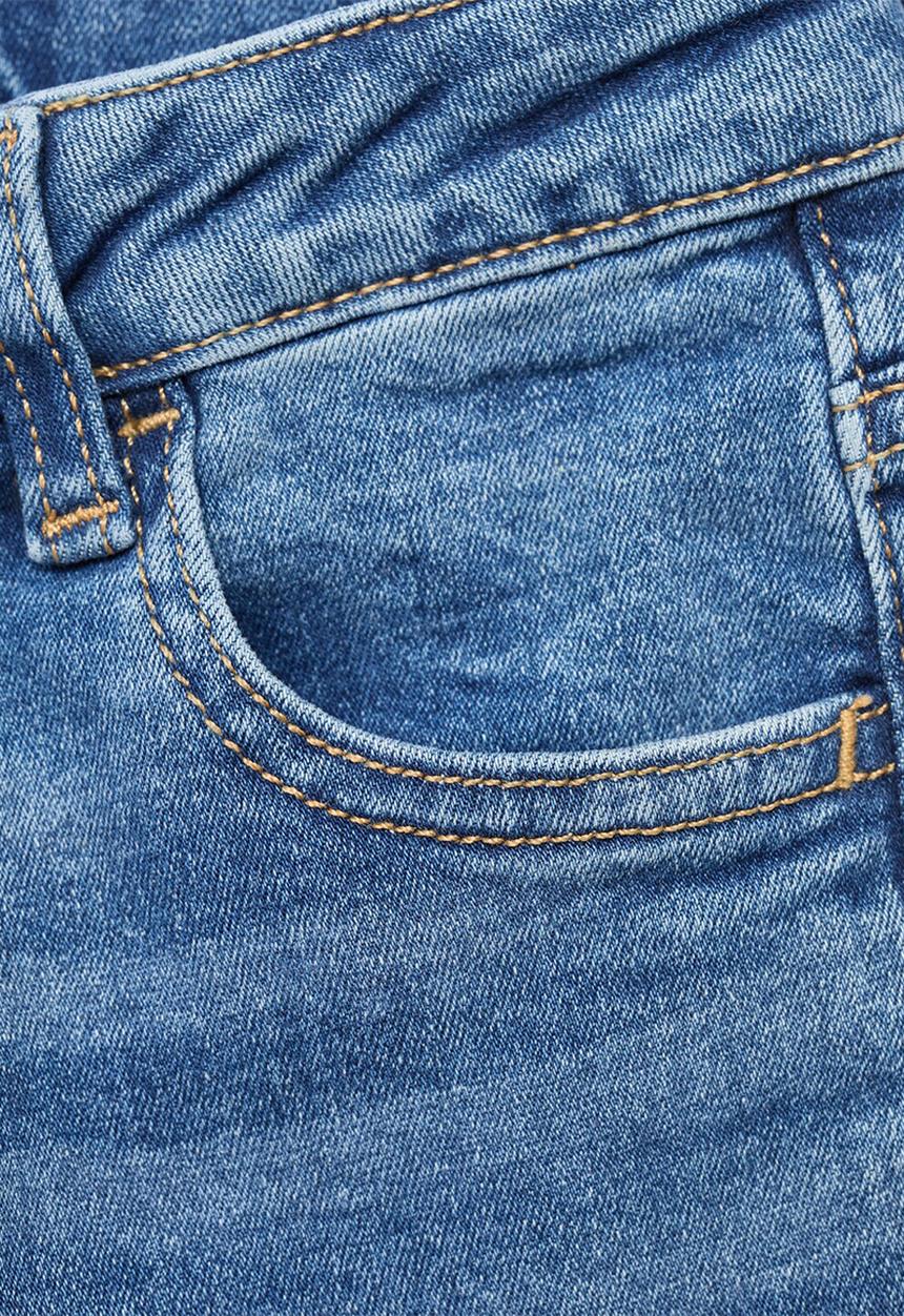 MANGO - Jeans skinny - open blue