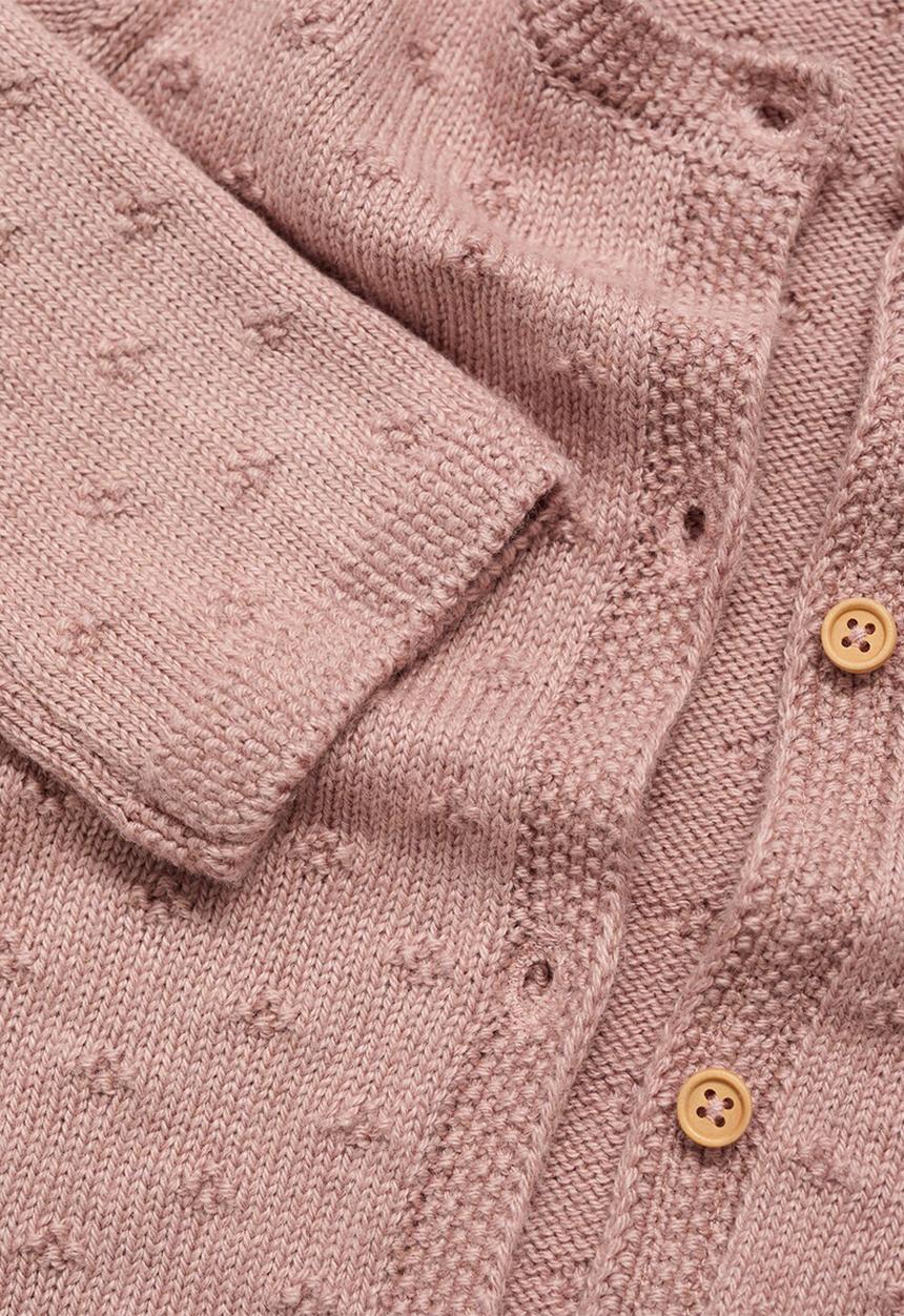 MANGO - Cardigan britainc - light/pastel pink