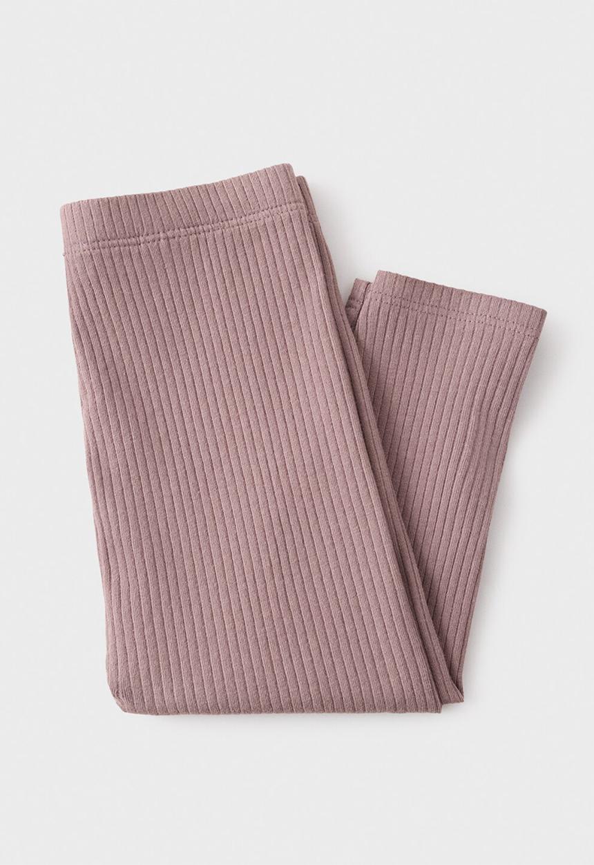 MANGO - Leggings gin - dark red