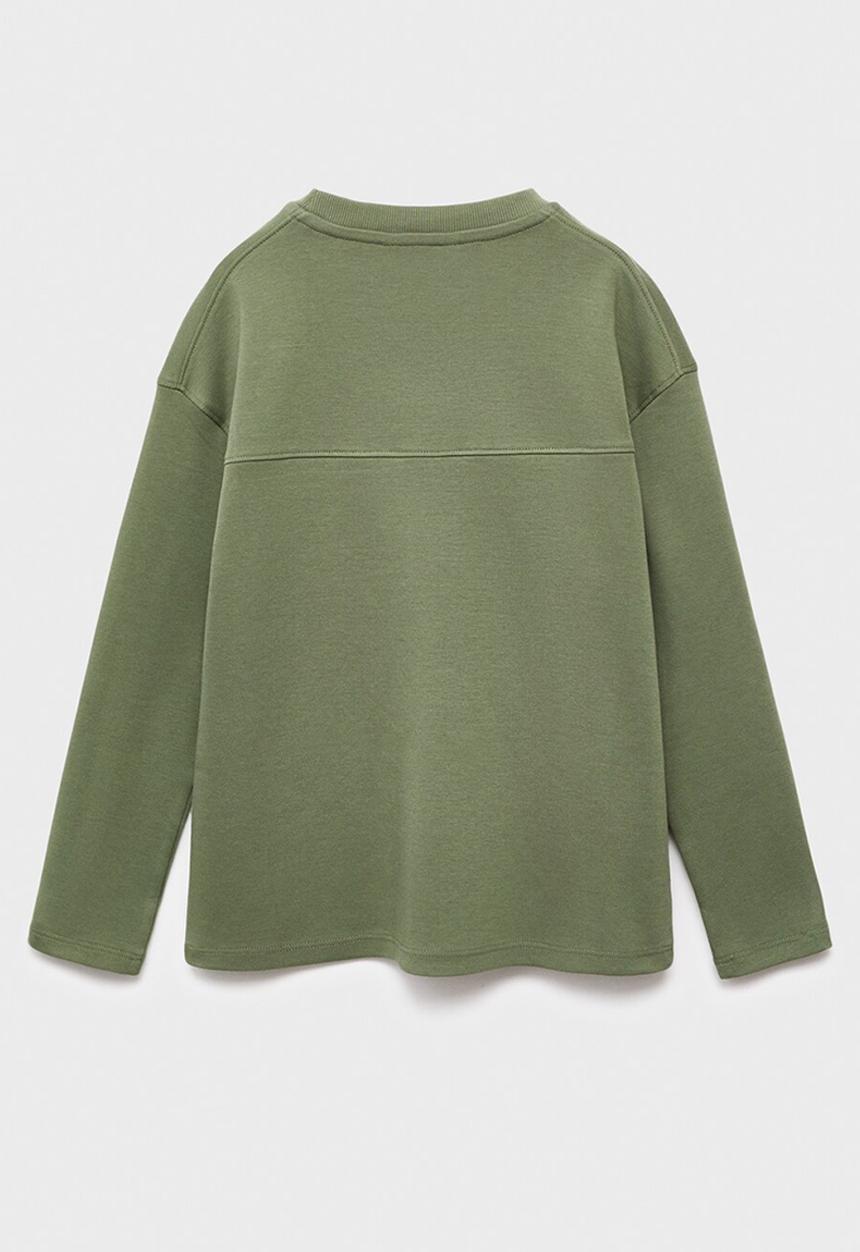 MANGO - T-shirt nubasic - green