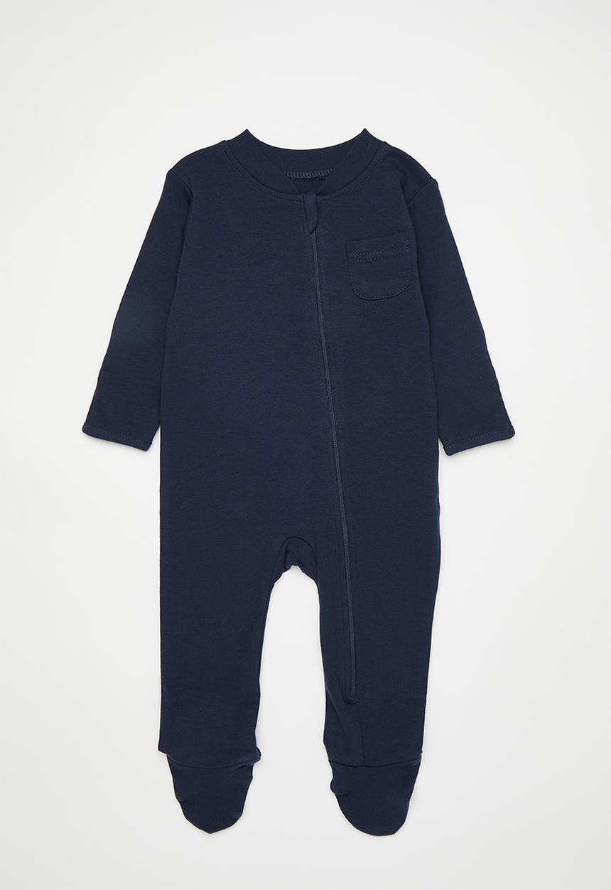 Pop Candy - Long sleeve onesie - navy 