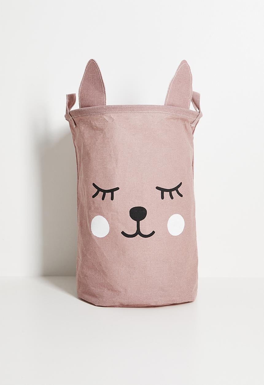 Pop Candy - Cat design storage bag - dusty mauve