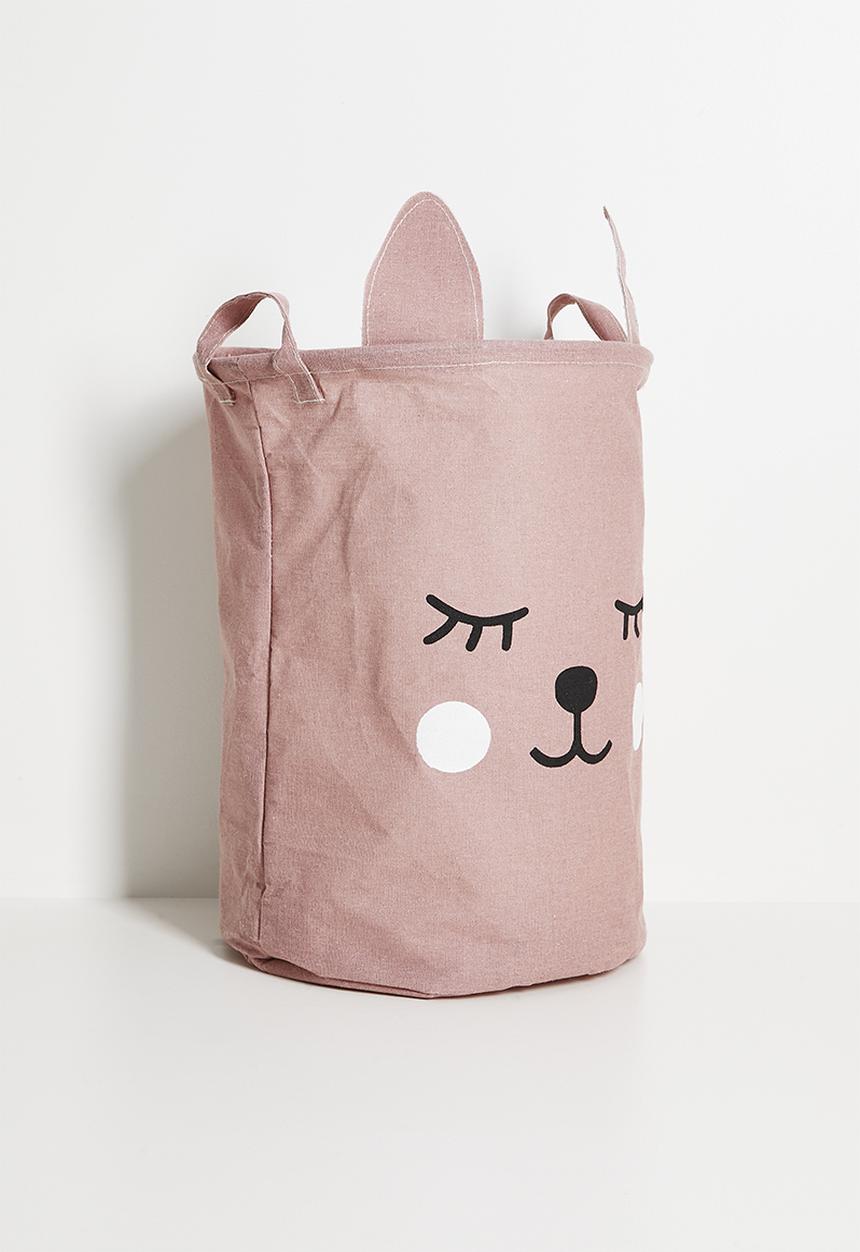 Pop Candy - Cat design storage bag - dusty mauve