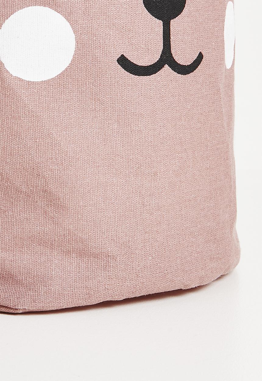 Pop Candy - Cat design storage bag - dusty mauve