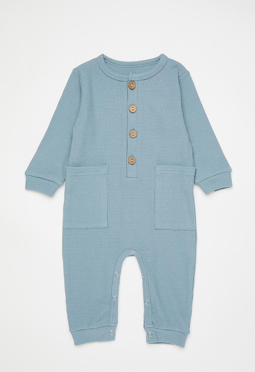 Pop Candy - Long sleeve romper - cornflower blue
