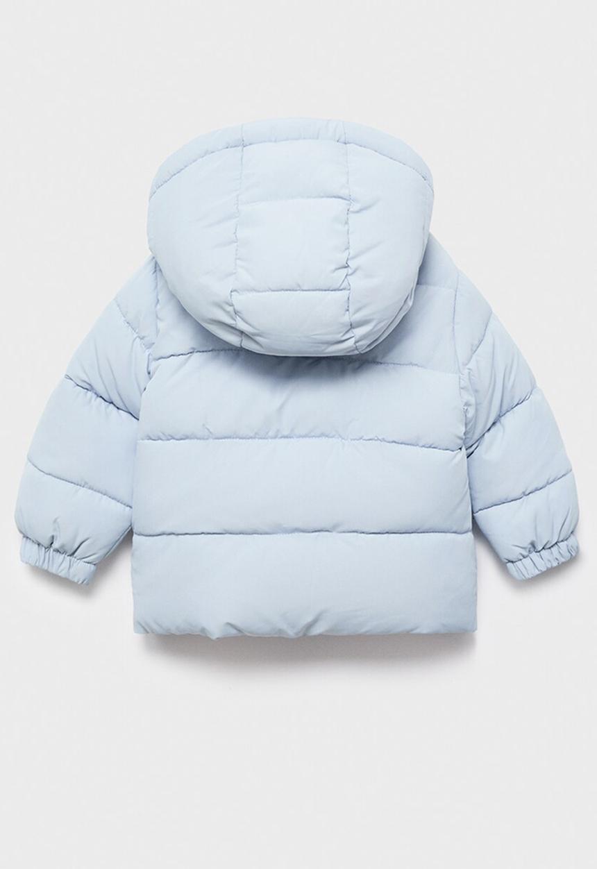MANGO - Puffer coat teddy - light/pastel blue