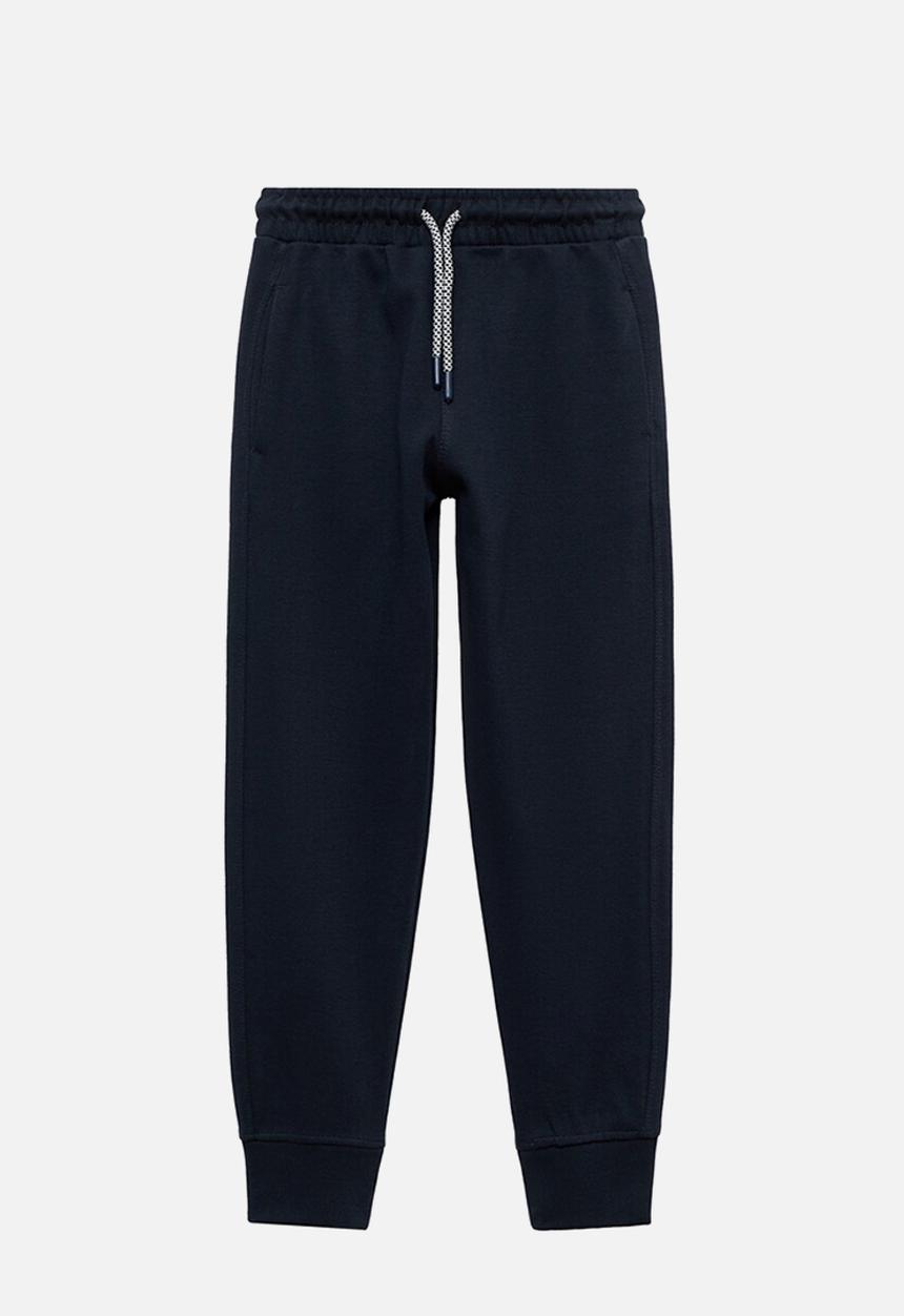 MANGO - Joggers pique - navy