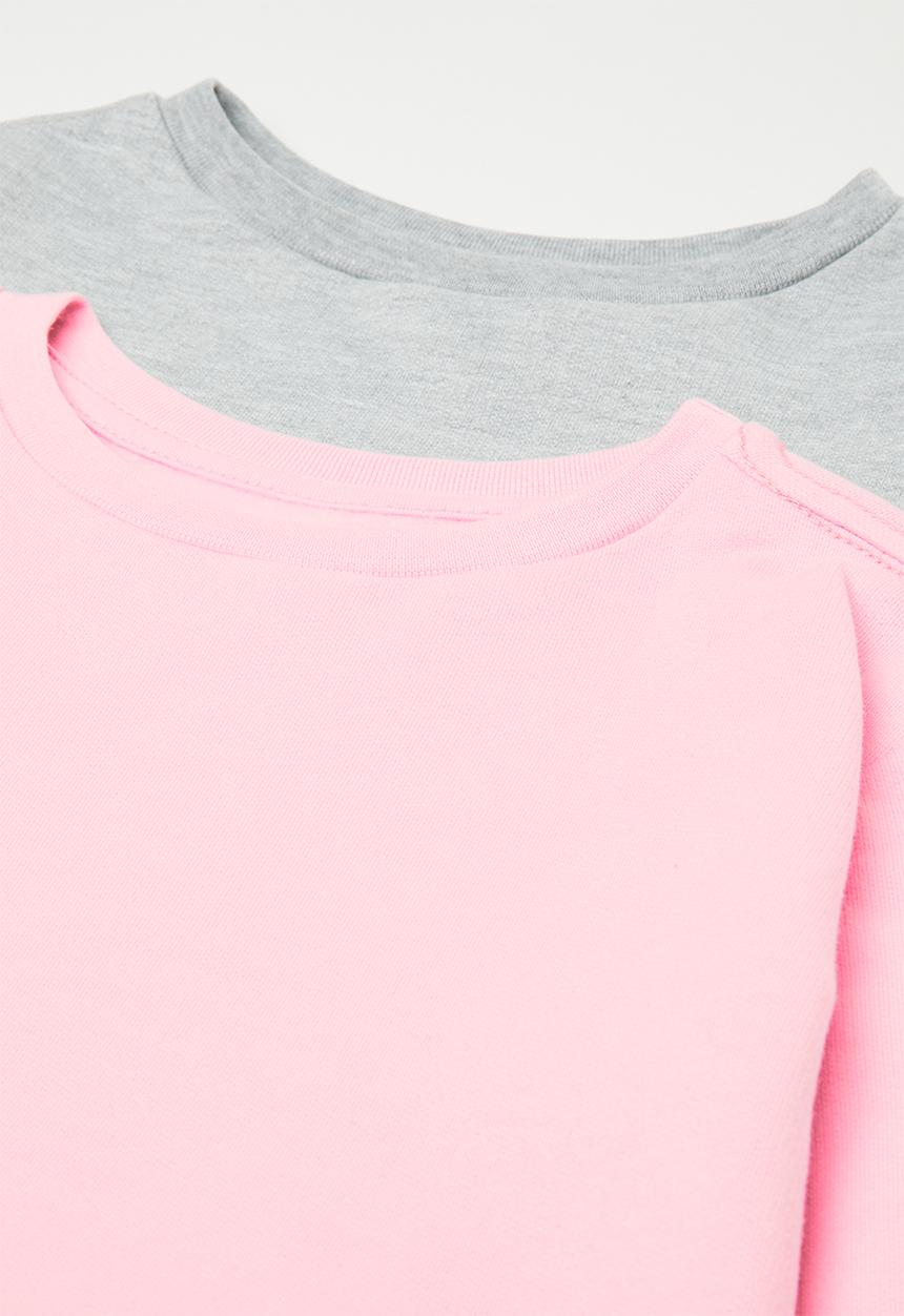 Pop Candy - 2 Pack sweatshirt - pink & grey
