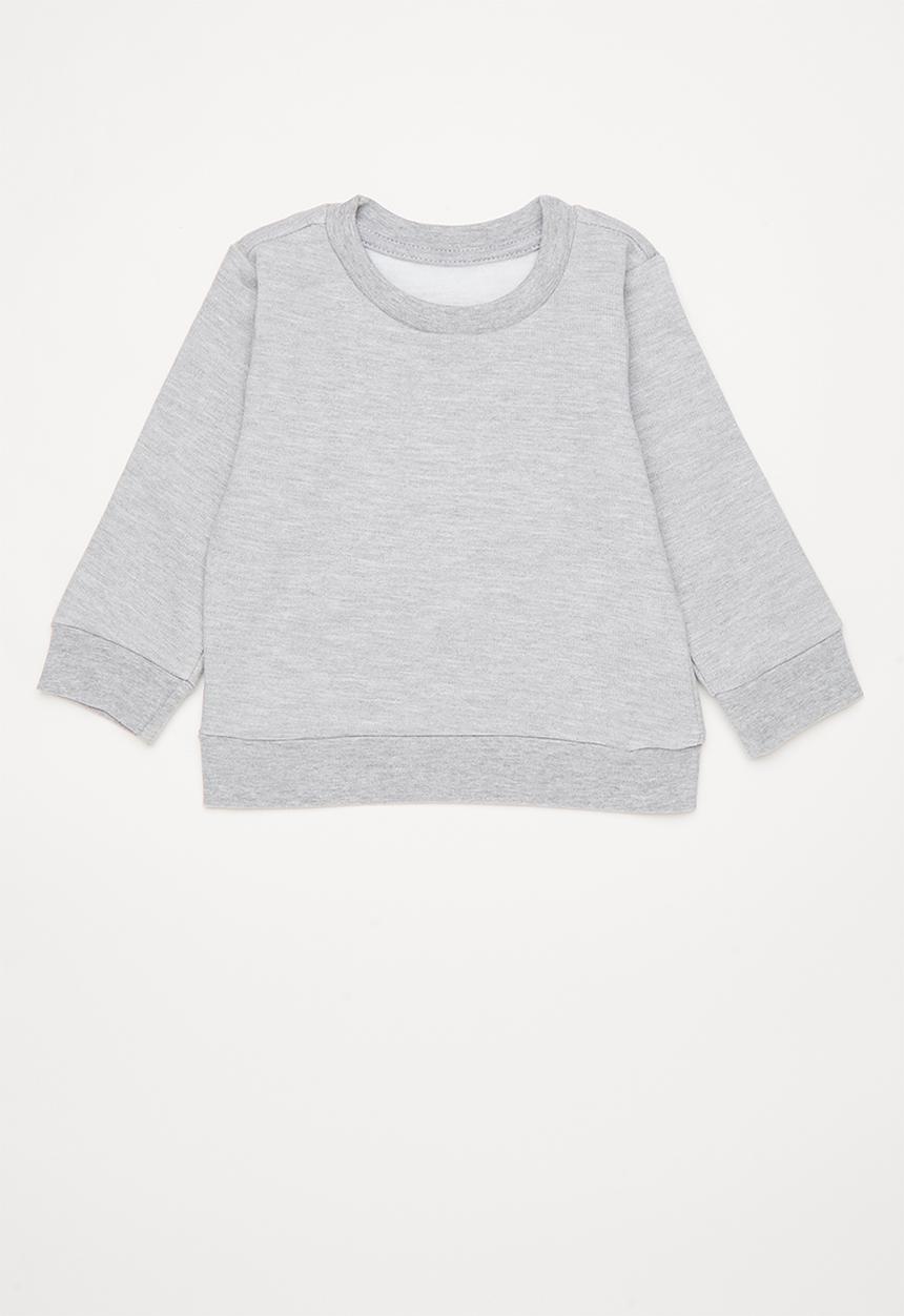 Pop Candy - 2 pack plain sweatshirt - pink/grey 