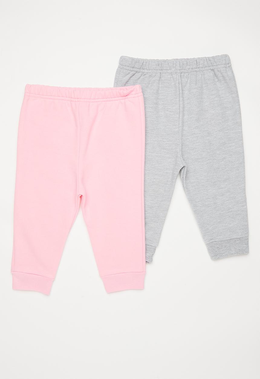 Pop Candy - 2 Pack joggers - pink/grey